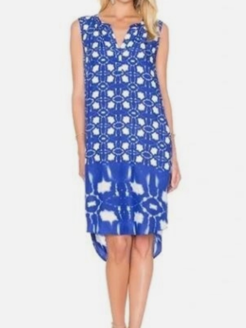 NWT Velvet by Graham & Spencer Atlantis print shift dress XS